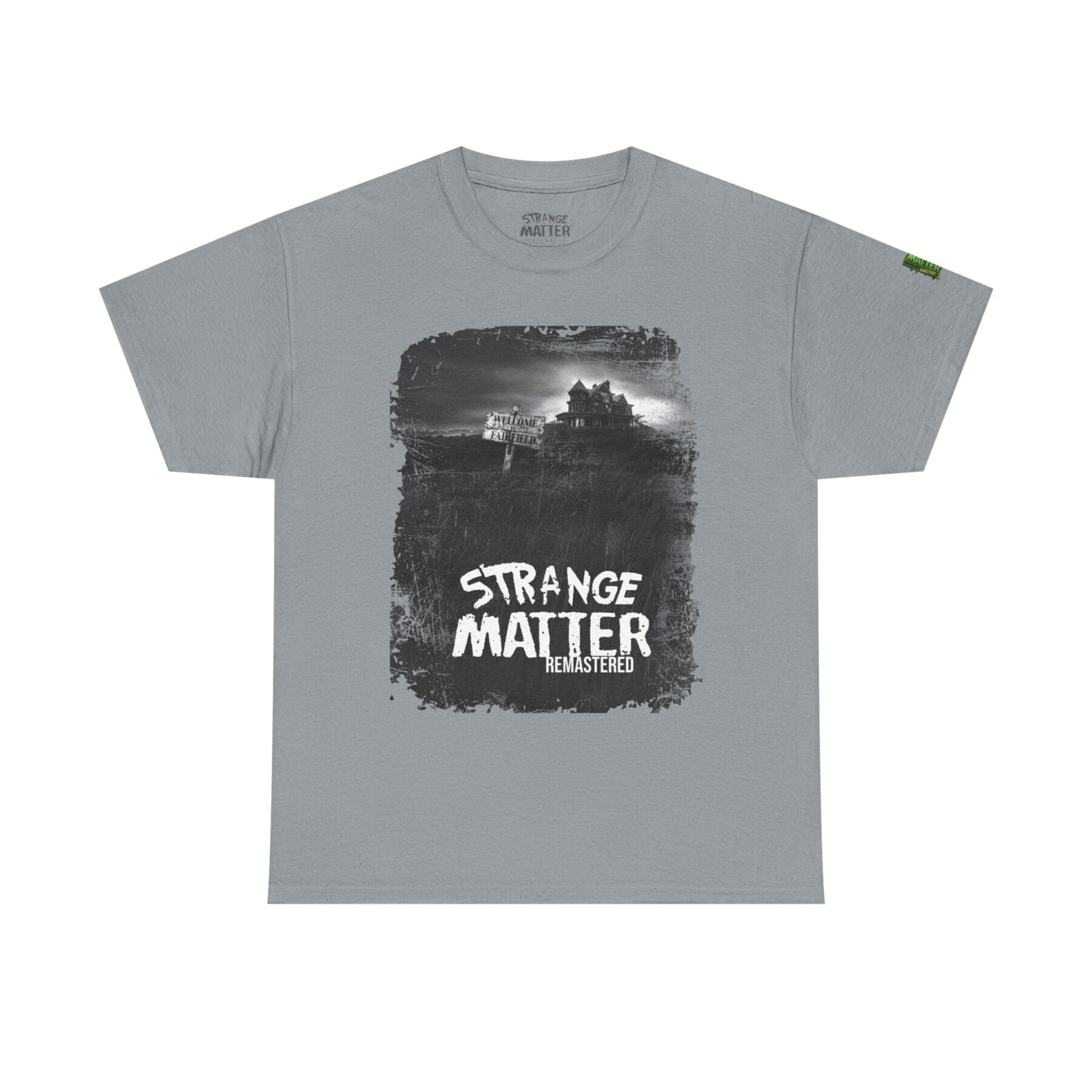 Adult Heavy Cotton Tee - Strange Matter: Fairchild Manor - T-Shirt for YA horror and Action fans - Image 11
