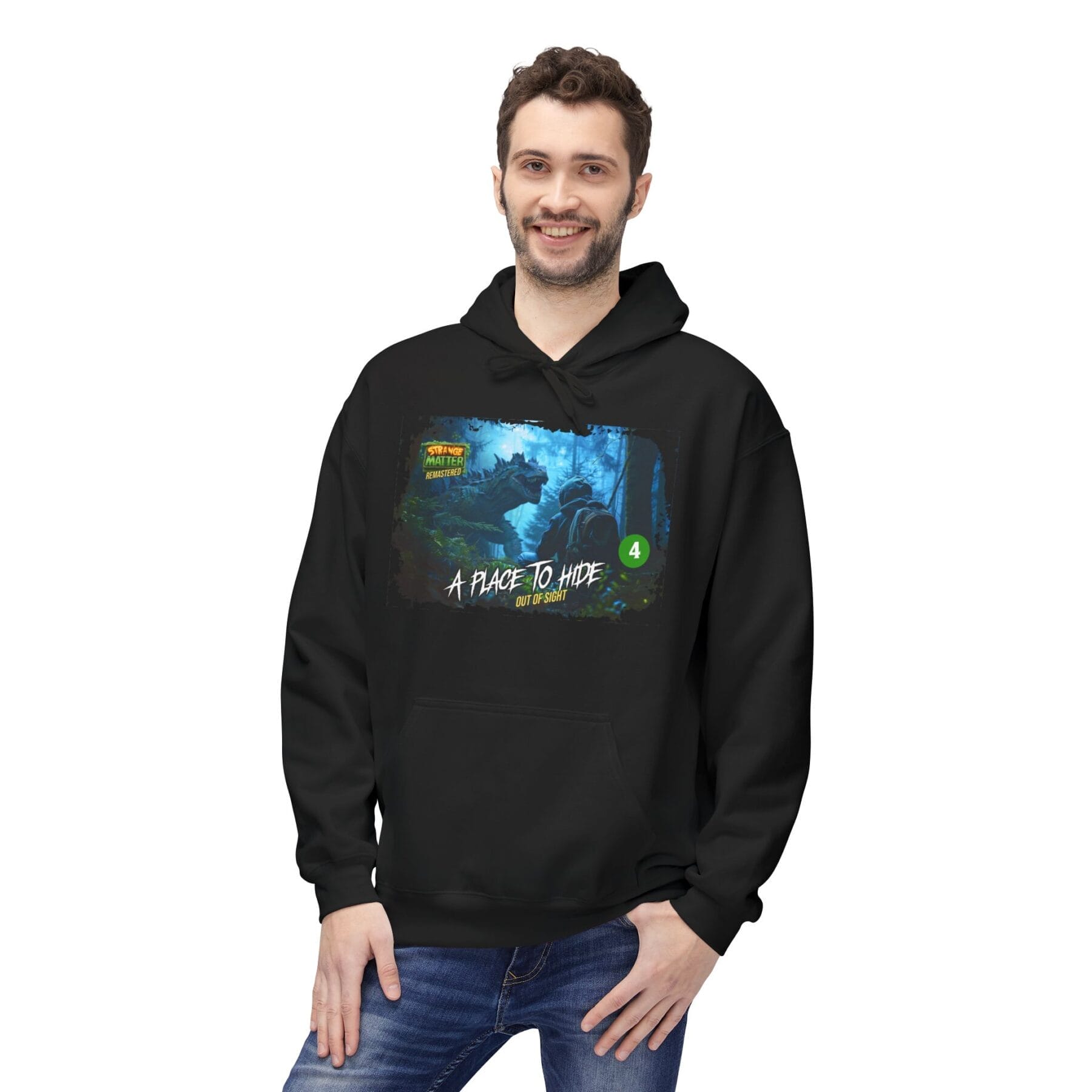 Adult Midweight Hoodie - Strange Matter: A Place to Hide - Perfect for YA horror fans - Image 3