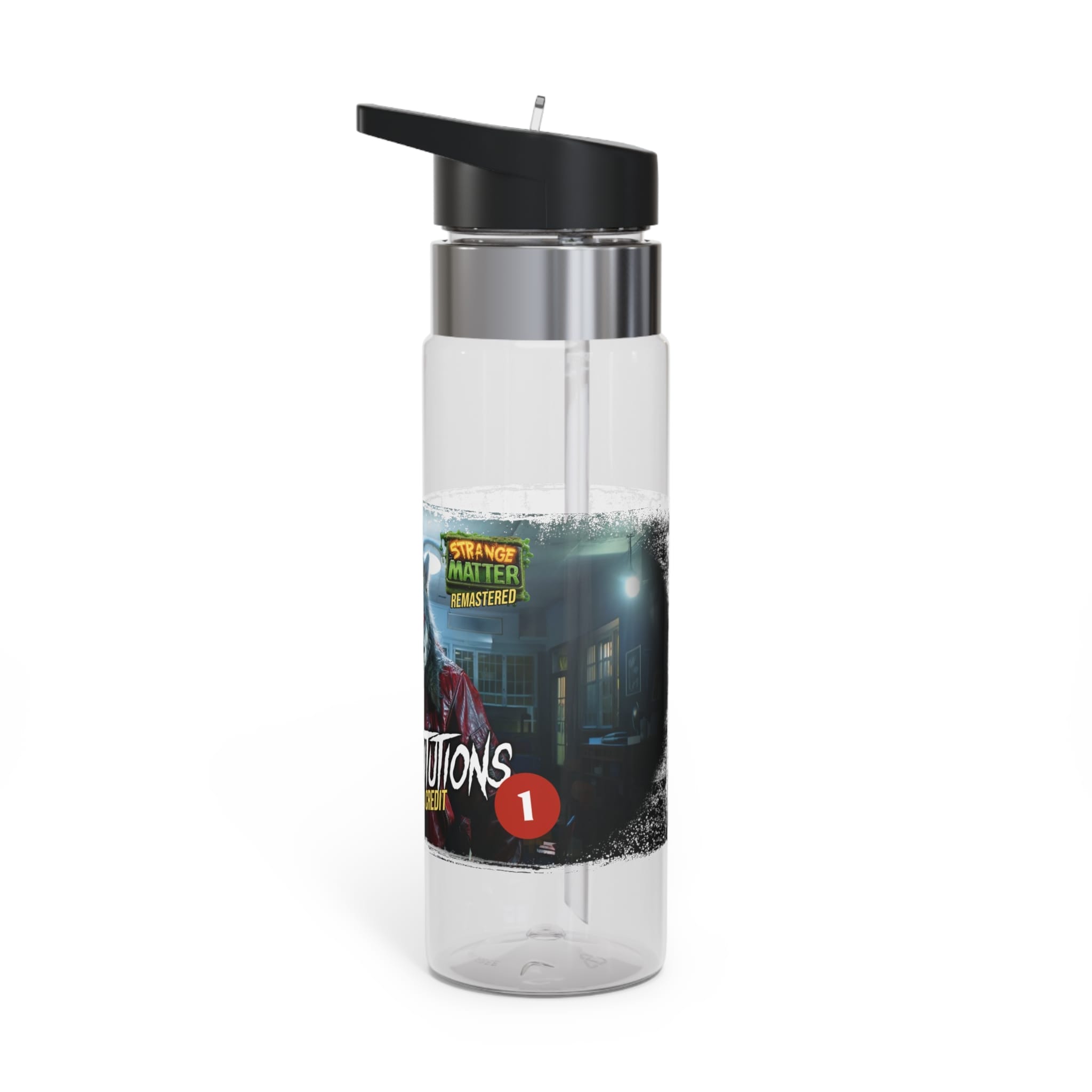 20oz Sport Bottle – Strange Matter: No Substitutions - Perfect for YA horror fans - Image 4