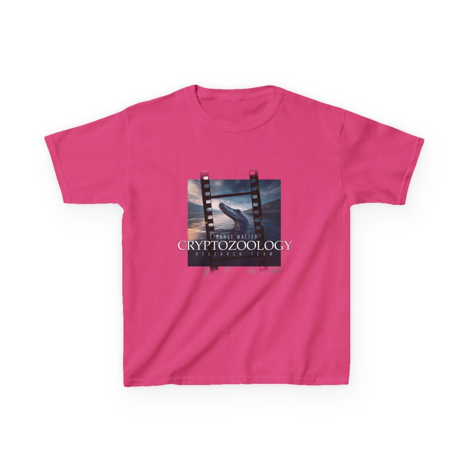 Kids Heavy Cotton Tee - Strange Matter - Cryptozoology Research Team - Lake Monsters - Image 7