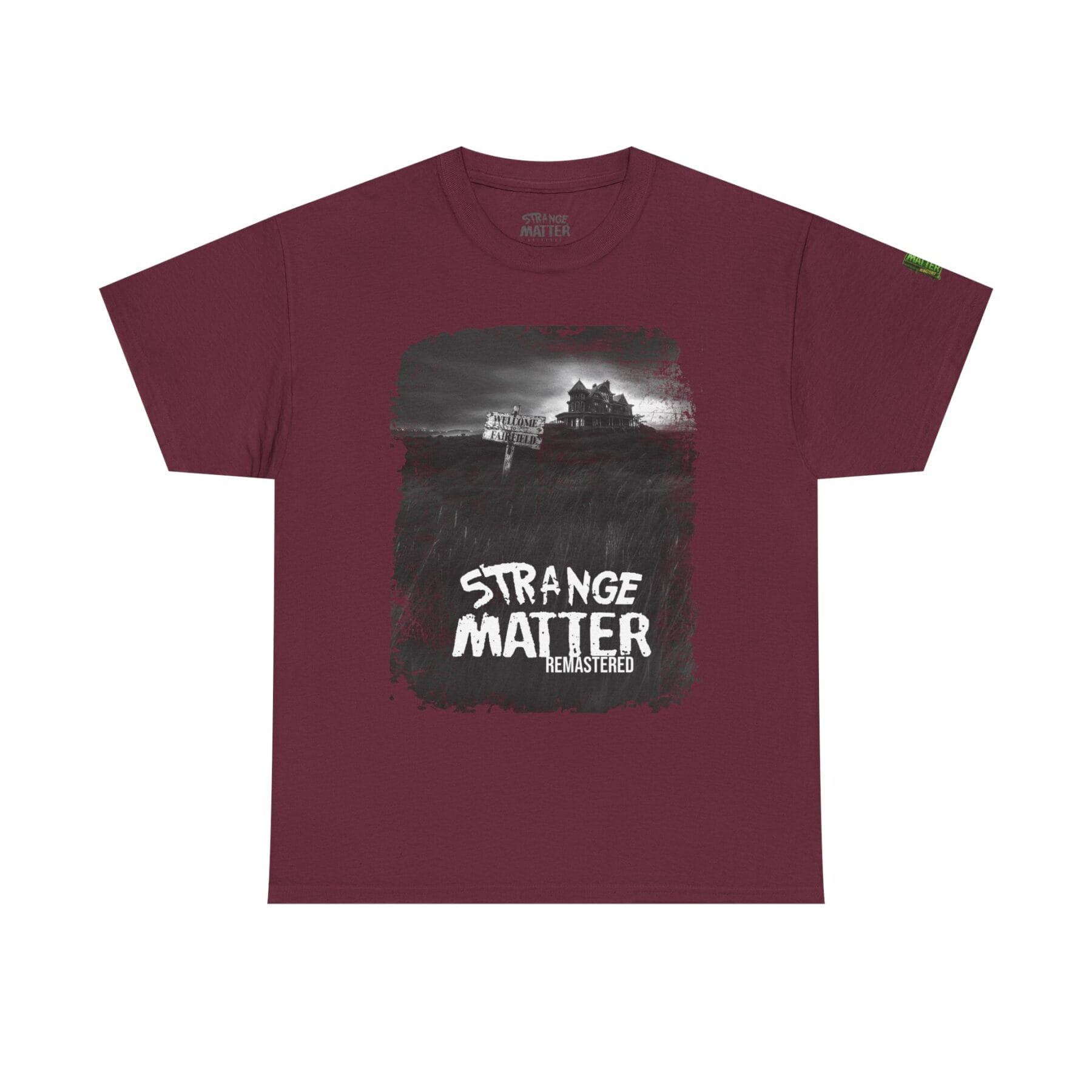 Adult Heavy Cotton Tee - Strange Matter: Fairchild Manor - T-Shirt for YA horror and Action fans - Image 10