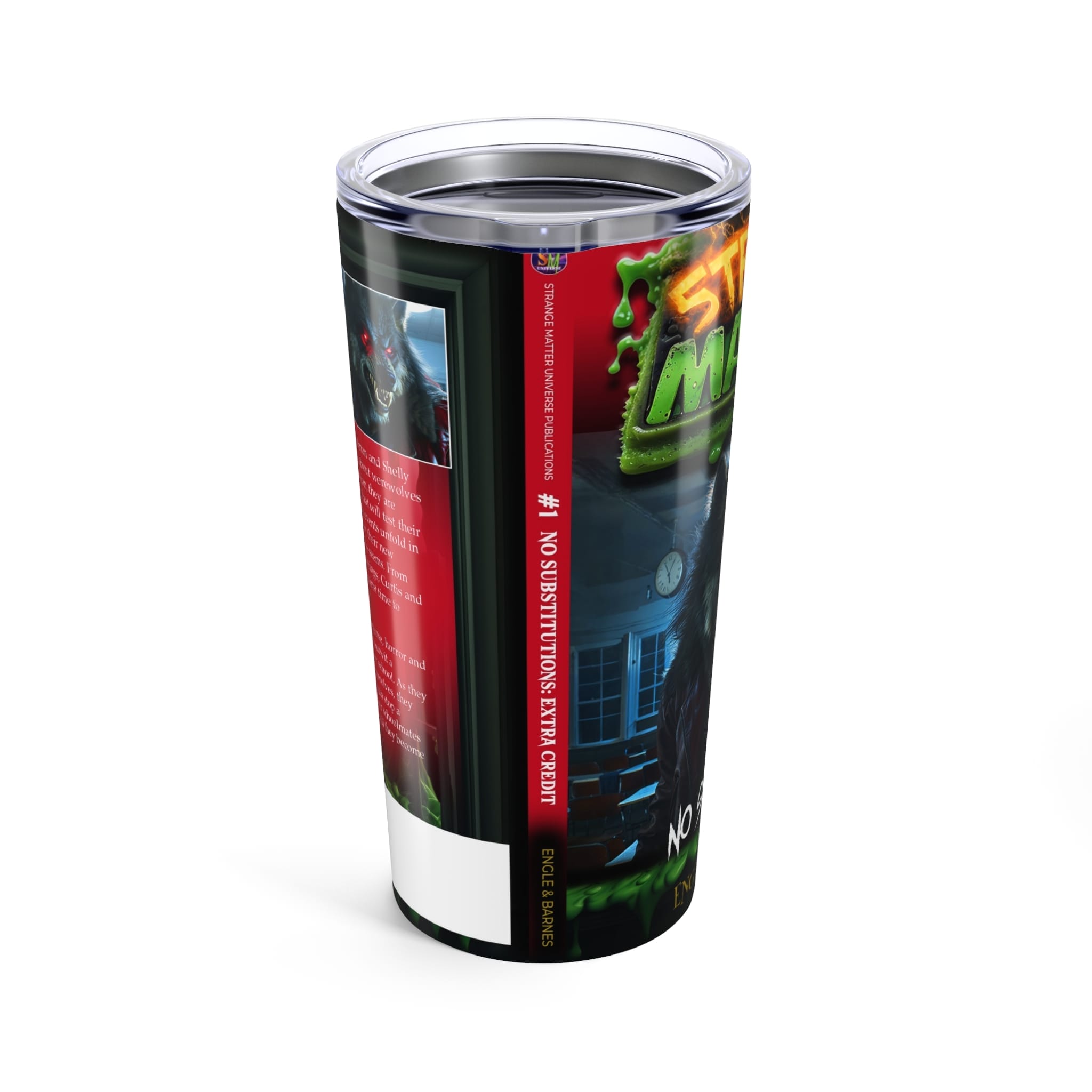 20oz Tumbler - Strange Matter: No Substitutions - Perfect for the thirsty YA horror fan - Image 2
