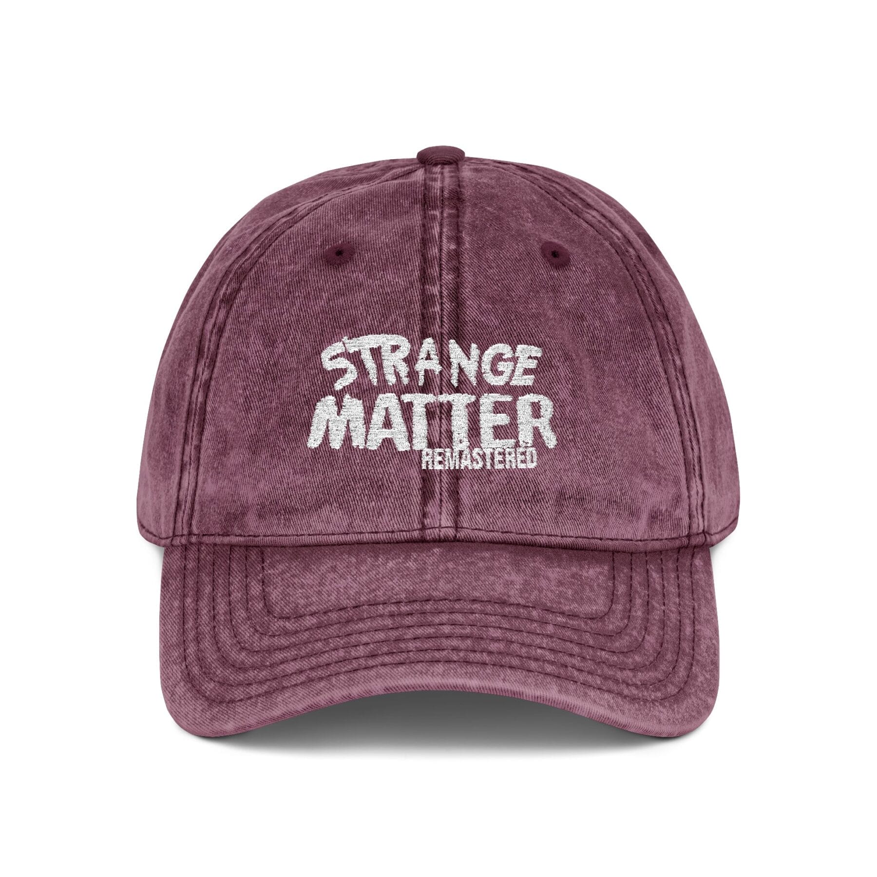 Vintage Cap with Embroidered 'Strange Matter' Design, Trendy Hat for Casual Outings, Perfect for Festivals, Gift for Friends, Summer [...] - Image 21